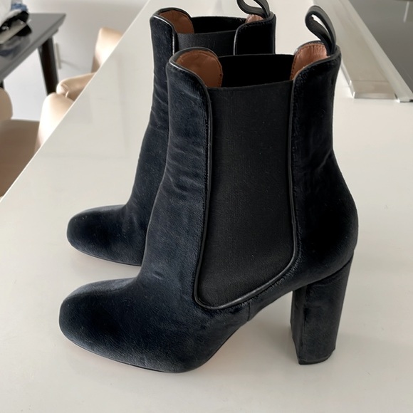 Missoni Black Velvet Ankle Boots - Picture 2 of 12